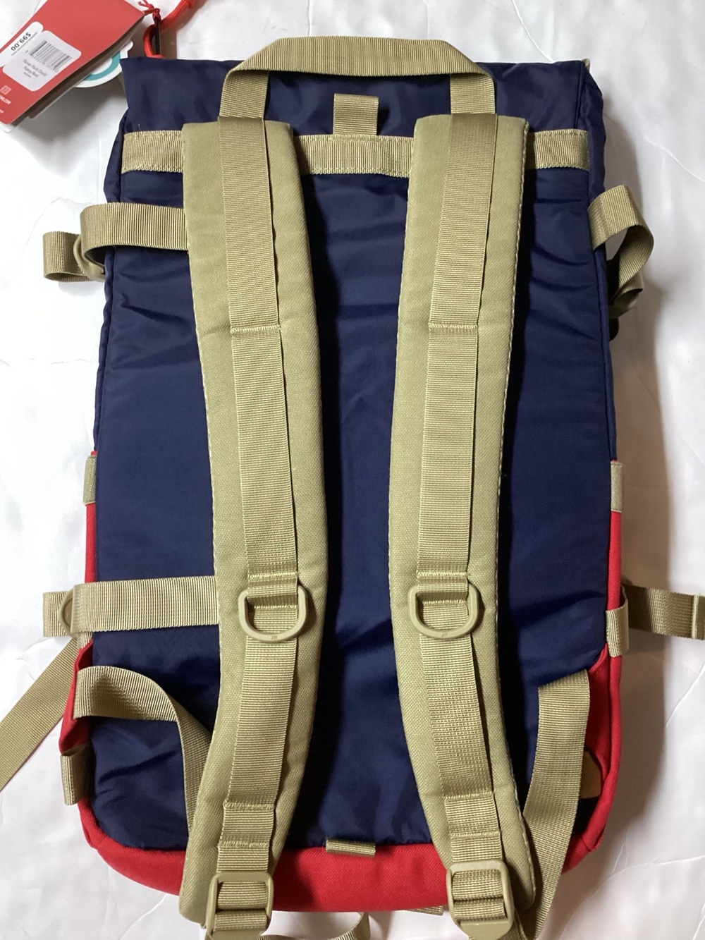 Topo Designs | Rover Pack Classic Red & Blue - Picture 2 of 7